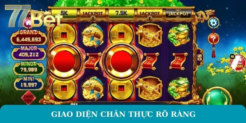 Cung Hỷ Phát Tài – Game Slot Nổ Hũ Hấp Dẫn Tại 77BET Giao diện chân thực rõ ràng