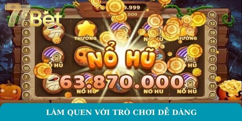 Game Nổ Hũ Tặng Tiền Khởi Nghiệp Tại Sân Chơi 77BET Làm quen với trò chơi dễ dàng