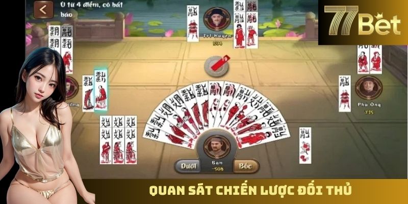 Chắn Online – Thử Thách Trí Tuệ Cùng Bạn Bè Trên 77BET Quan sát chiến lược đối thủ
